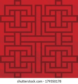 Seamless abstract geometric colorful vector pattern for continuous replicate.