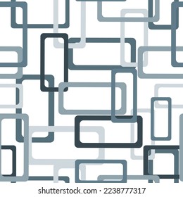 Seamless abstract geometric colorful vector pattern for continuous replicate. Watercolour print for textile, wallpaper, wrapping paper.