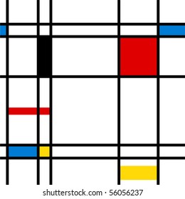 Seamless abstract geometric colorful vector pattern for continuous replicate.