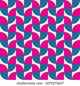 Seamless abstract geometric colourful leaf pattern background