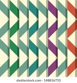 Seamless abstract geometric decorative background