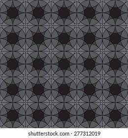Seamless abstract geometric decorative background