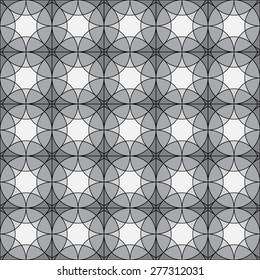 Seamless abstract geometric decorative background