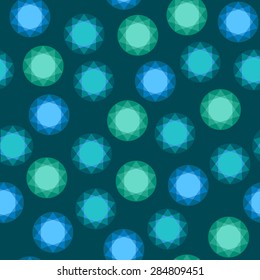 Seamless abstract geometric decorative background