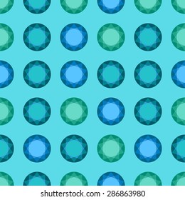 Seamless abstract geometric decorative background