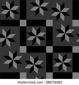 Seamless abstract geometric decorative background