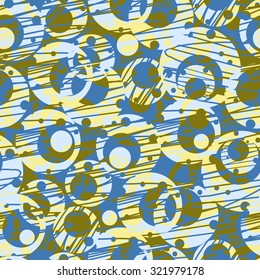 Seamless abstract geometric decorative background