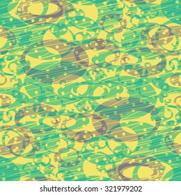 Seamless abstract geometric decorative background