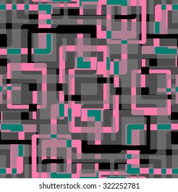 Seamless abstract geometric decorative background