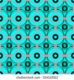 Seamless abstract geometric decorative background