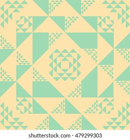 Fondo decorativo geométrico abstracto sin soldadura