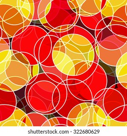Seamless abstract geometric decorative circles background