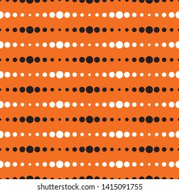 Seamless abstract geometric dot pulse pattern background