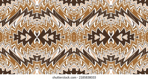Seamless abstract geometric ethnic pattern. Vector Illustration.