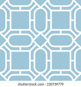 Seamless Abstract Geometric Flower Background Pattern