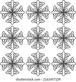 Seamless abstract geometric hand drawn pattern.