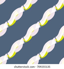 Seamless abstract geometric hand drawn diagonal stripes background pattern in vector.Fashion wallpaper pastel colored print design .Pop art .