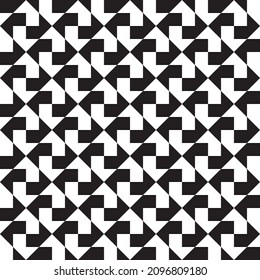 Seamless abstract geometric intersecting square pattern