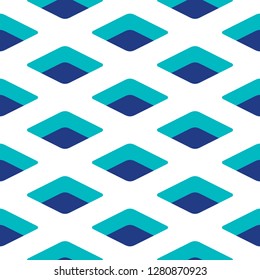 Seamless Abstract Geometric Lattice Pattern
