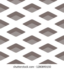Seamless Abstract Geometric Lattice Pattern