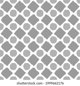 Seamless abstract geometric monochrome vector pattern.Use for any surfaces like fabrics, wallpapers and digital backgrounds.