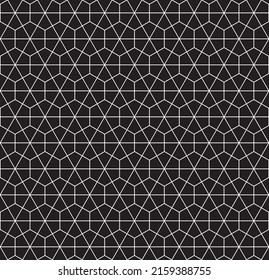 Nahtlos abstraktes geometrisches marokkanisches arabisches Dekorationsmuster