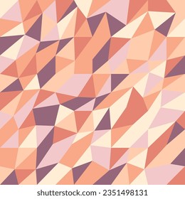 Mosaico geométrico abstracto sin inconveniente. Diseño para texturas, textiles, impresiones sobre ropa, diseño de tela creativa, embalaje e ideas creativas