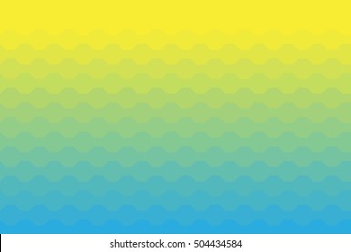 Seamless Abstract Geometric Octagon And Square Background Vector (yellow Green And Blue Gradient)