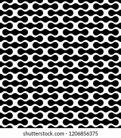Seamless abstract geometric organic interlocking shape pattern.
