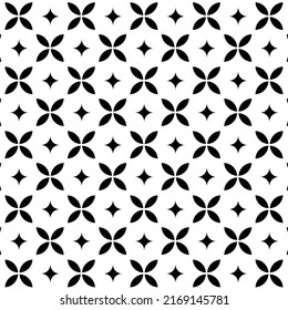 Seamless abstract geometric ornamental vector pattern background