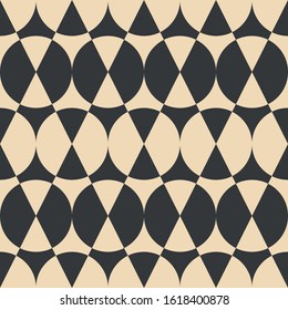 Seamless abstract geometric pattern in the 1920s style.