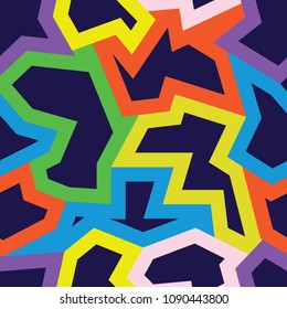 Seamless abstract geometric pattern