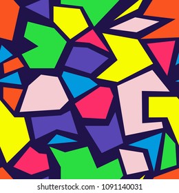 Seamless abstract geometric pattern