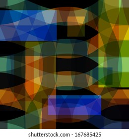 Seamless abstract geometric pattern