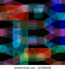 Seamless abstract geometric pattern