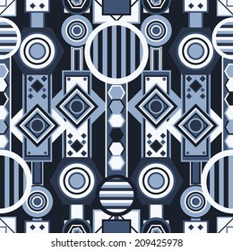 Seamless abstract geometric pattern