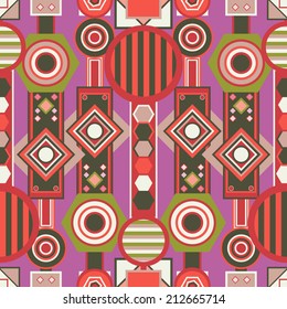 Seamless abstract geometric pattern