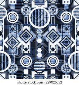 Seamless abstract geometric pattern