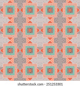 Seamless abstract geometric pattern