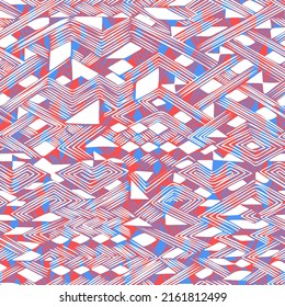 Patrón geométrico abstracto sin inconvenientes. Fondo artístico de chevron. Ornamento popular étnico africano. Rombus, triángulos, líneas de zag de zig concéntrico. Formas geométricas simples dibujadas a mano.