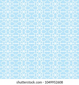 seamless abstract geometric pattern background, with quatrefoil