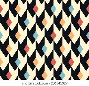 Seamless abstract geometric pattern background