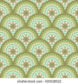 Seamless abstract geometric pattern. Seamless background. Vector Illustration