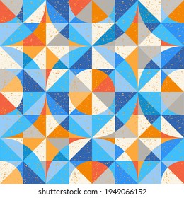 Seamless abstract geometric pattern for backgrounds, fabric design, wrapping paper, scrapbooks and covers. Vector illustration.