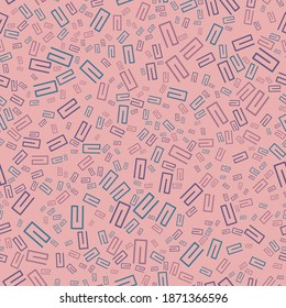 Patrón geométrico abstracto sin inconvenientes. Hermoso para impresión textil o de papel. Ilustración vectorial. Recortar el fondo de repetición.