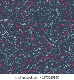 Patrón geométrico abstracto sin inconvenientes. Hermoso para impresión textil o de papel. Ilustración vectorial. Recortar el fondo de repetición.