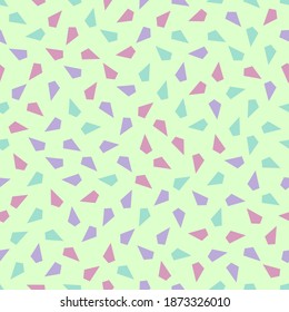Seamless abstract geometric pattern. Beautiful for textile or paper print. Vector illustration. Cute repeating background.