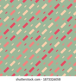 Seamless abstract geometric pattern. Beautiful for textile or paper print. Vector illustration. Cute repeating background.