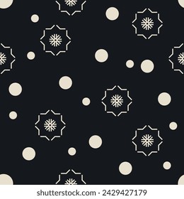 seamless abstract geometric pattern black and white background prints on fabrics surface textile paper packaging home decor stationery backgrounds and wallpaper vector illustration 