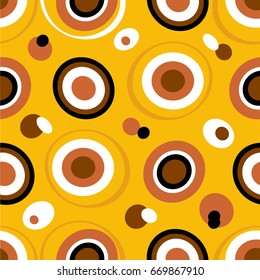 seamless abstract geometric pattern, bright for paper, fabrics and Wallpapers in childish style